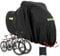 Rouzin Fahrradabdeckung Wasserdicht für 1 2 Fahrräder, 205 x 110 x 80 cm, 210D Oxford Gewebe Fahrrad Schutzhülle mit Schlosslöcher, Fahrradgarage Abdeckplane Outdoor
