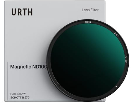 Urth 46mm Magnetic ND1000 (10 Stop) Lens Filter (Plus) | 20-Layer Nano-Coated, HD Optical Glass, Neutral Density Camera Lens Exposure Filter