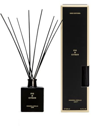 CERERÍA MOLLA 1899 | Mikado Premium Fig & Citrus | Raumduft | Stäbchen-Diffusor | Duft für Zuhause | 100 ml