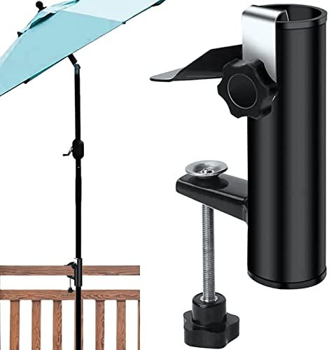 Mikytoper Outdoor Patio Umbrella Stand, Outdoor Umbrella Holder, Garden Parasol Stand for Outdoor Events, Camping, black