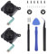 IKPEK Joysticks Ersatz für PS Vita 2000 2001, analoger 3D-Daumenstick mit Thumbstick-Griffen und Schrauben für PSV 2000, 2 Stück