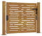vidaXL Gartentor, Gartentür mit Quadratischem Design, Abschließbar Hoftor Eingangstor für Garten Terrasse, Tor Zauntor Gartenpforte, 105x105 cm Cortenstahl
