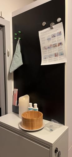 Magnet-Tafel-Folie Farbe: schwarz | 40 Größen | Preis-Leistung Top beschreibbar, abwischbar, magnetisch | Kreide Tafel Magnet Folie (70x40cm)