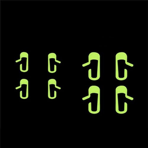 Car Door Open Exit Stickers, for Tesla Model 3, Car Door Switch Decal Interior Accessories,Fluorecence