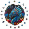 MILLIWOOD Holzpuzzle - Mystery - 206 Teile - Puzzle Tiere ab 8 Jahren - Mandala Puzzle für Erwachsene und Kinder - Jigsaw Puzzle aus Holz 32x32 cm - Puzzle Puzzle Natur mit Holz Geschenkbox