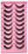 10 Paare 3D Falsche Wimpern - Wiederverwendbare Künstliche Wimpern - D Curl Lashes, Natural Look Russian Strip Lashes, Lange dramatische Nerzwimpern Wispy Full Volume (DH06-4)