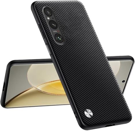 Topme Handyhülle Kompatibel mit Smartphone, Compatible with Sony Xperia 1 V (6.5) – Sicherer und Stilvoller Schutz - Kevlar