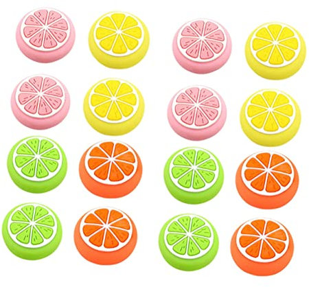 Gadpiparty 16stücke Teiliges Silikon Daumengriff Für Joystick Kappen rutschfeste Analog Stick Abdeckungen Bunten Farben Schützt Controller Vor Abnutzung Und Sorgt Für Verbessertes
