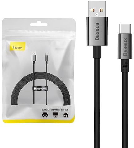 Baseus Câble USB vers USB-C Superior 100W 2m - Noir