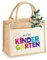 AMBERGER DESIGN by A&M Osterhage amd Jute-Tasche Ab in den Kindergarten Motiv Feen | Jute-Beutel Kinder personalisiert | Größe S Geschenk Kitas