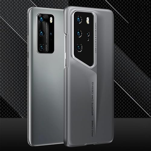 COQUE Custodia per Huawei P40 Pro Cover,Custodia per Telefono Blade Slim, Anti Goccia,Copertura Totale a 360°,Custodia Compatibile con Ricarica Wireless per Huawei P40 Pro-Grigio