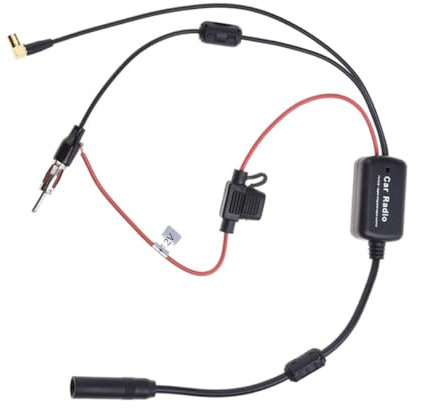 Homoyoyo Am FM Antenne Amplifiée De Signal pour Véhicule Compatible avec Autoradios Facile à Installer Et Économique