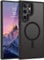 DUEDUE for Samsung Galaxy S22 Ultra Case Magnetic [Compatible with MagSafe] Shockproof Military Grade Drop Protection Anti-Scratch Translucent Matte Back Case for Samsung Galaxy S22 Ultra 6.8, Black