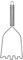 Fackelmann Opal Single Masher, Food Masher, Vegetable Masher & Crusher, Stainless Steel, 31x13x7.5cm, Silver
