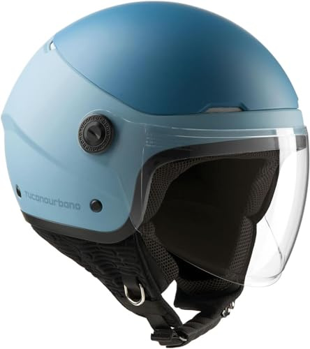 Helm Tucano Urbano El Pop Denim matt hellblau blau XL