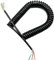 Cavo a spirale con filo telescopico, cavo a molla, cavo a spirale a 5 nuclei 24AWG 20AWG 17AWG Cavo for rimorchio di collegamento a molla fredda ad alta elasticità(Stretch 3.75 meter)