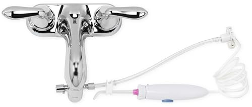 Water Flosser v2 Munddusche für Wasserhahn, mühelose Zahnpflege, langlebiger Spulenschlauch, nicht elektrisch und ohne Batterie, vollständig austauschbare Komponenten, benutzerfreundliches Design