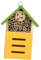 MERRYHAPY 1stk Insektenbienennest Maurer Bienenstöcke Gartenhaus Für Bienen Maurerbienen Hotel Outdoor- Türdekoration Nisthabitat Bienenniströhren Marienkäfer Kabine Hotels Eisen