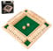 GGesii Shut The Box Spiel, 4-Player Holz-Würfelspiel für Erwachsene ab 180 Monaten, Brettspiel aus Holz für Outdoor-Aktivitäten, KTV, Reisen, Partys (Grün)