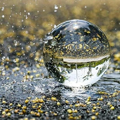 Sfera di CRYSTAL grande trasparente per fotografia, sfera di vetro, accessori per servizi fotografici, lente, trasparente, rotonda, artificiale, decorazione, 60 mm