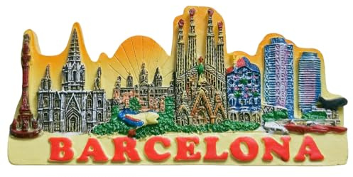 Barcelona Spain Travel Souvenirs 3D Refrigerator Magnet Fridge Decoration Magnet