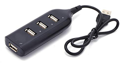 Mtlavishness Wired Micro USB 2 0 4 Port Distributeur Multi Hub Splitter Power pour Ordinateur PC Compatibilité à Haute Vitesse avec USB 1 1 2 0 Pilation périphérique et Jeu