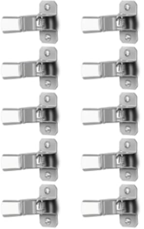 Harewtwy 10pcs Spring Grip Mop and Broom Holder for Shovel Rake Broom Mop Holder with Screws Handle Hanging Tools