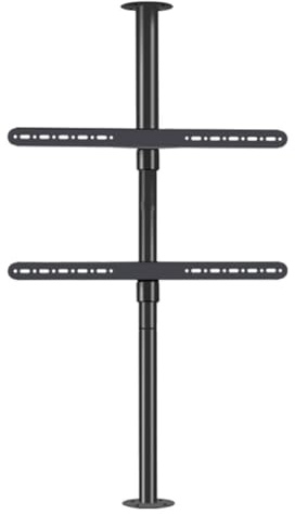 Um 360 Grad drehbarer TV-Ständer, Unterschrank für 37-75 Zoll LCD/LED-Bildschirme, Trennwandhalterung, verstellbare Basis für Verschiedene Betrachtungswinkel (295 cm)