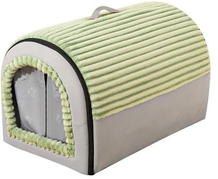 Zyntora Cama para gatos, casa extraíble, lavable, para gatitos, animales pequeños, cachorros, hogar, sala de estar, dormitorio, área de juegos, departamento