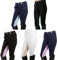PFIFF 101249 Reithose Elisa, Vollbesatz, Kinder, Mädchen Schwarz/Grau 122