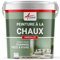 Peinture chaux, naturelle : peinture sans émanation, mineralis - 60 m² (2x5 kg en 1 couche) Gingembre Grège - ARCANE INDUSTRIES
