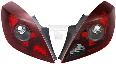 Heckleuchten Rückleuchten Rücklicht Set rechts & links Satz für Modell Corsa D (S07) Baujahr: 07/2006-08/2014 Kunststoff ohne Lampenträger