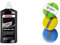 SONAX Polish & Wax Color NanoPro schwarz (500 ml) Politur mit Farbpigmenten und Wachsanteilen auf Nanotechnologie-Basis | Art-Nr. 02961000 & Glart 43PP Mikrofaser Handpolierschwamm 3er Set, 130x25 mm