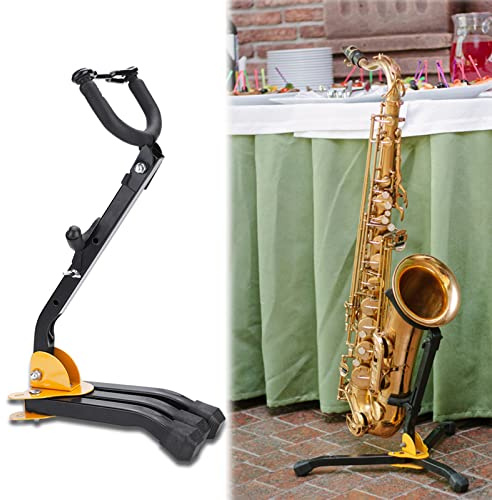 Diseño antideslizante Material metálico Soporte para saxo alto Soporte para saxofón ajustable soporte para saxofón alto para saxo soporte para saxofón alto para Tillbehör & delar