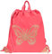 Belmil Premium Turnbeutel Sportbeutel Schuhbeutel Sportsack Mädchen Pink (337-1/P Coral)