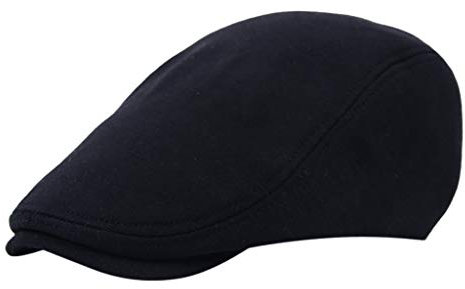 Generico Guanti Lavoro Nitrile Cappello Gatsby da Uomo con Berretto Piatto in Boy da a Spina di Pesce Grigio Nero Capello Firmato