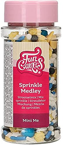 FunCakes Streuselmischung Mini Me: Kuchen Streusel, guter Geschmack, perfekt zum Dekorieren von Kuchen, Streuen Mix. 50 g.