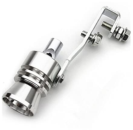 Auspuff Sound Booster Universal Auto Turbo Sound Whistle Schalldämpfer Auspuffrohr Für BMW E34 E39 E46 E53 E70 E87 E90 E91M M3 G30 X5 F10 Endrohr Schalldämpfer (Farbe : XL)