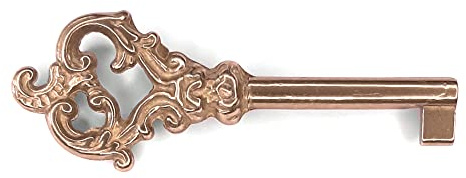 cyclingcolors Vintage Style Open Barrel Skeleton Key Furniture Cabinet Louis XV 15 Brass