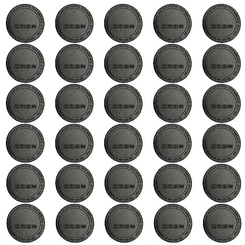 MaehSab 30 Pcs Rubber Bottoms for Sublimation Tumblers, Anti-Slip Self-Adhesive Silicone Bottom Pads for Skinny Slim Tumblers Mason Jars, Wine Tumblers (Black, 2.2 Inches)