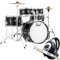Pearl Roadshow RSJ465C - C31 Junior Schlagzeug Schwarz + keepdrum Kopfhörer und Sticks