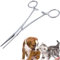 Pinze per peli di Gatto, Pinze Veterinarie, Pinza Emostatica, Pinze per Peli di Gatto Acciaio Inossidabile, Pinzette per Peli Dell'orecchio Dell'animale Domestico, Pinze Emostatiche per Animali