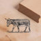 Motivstempel Esel geht nach links - Stempel Holzstempel 48 x 28 mm