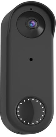 Arlo Doorbell Protective Cover Case,Doorbell Silicone Cover for Arlo Video Doorbell(2nd Generation),No Drill Accessory, Full Protection for Arlo Video Doorbell,Arlo AVD2001-100NAS,Black