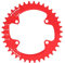 Plato de Bicicleta, BCD 96MM Plato Ancho Estrecho Rueda de Anillo de Cadena única para M6000 M7000 M8000 (Red 38T)