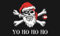 5ft x 3ft (150x 90cm) Yo Ho Ho Weihnachten Pirat Totenkopf Material Flagge