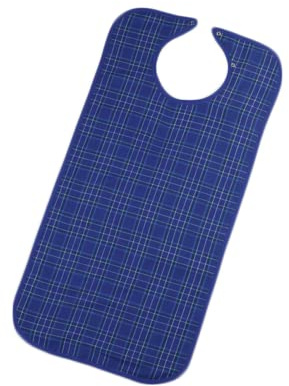 Suprima Ess-Schürze Polyester PU-beschichtet Druckverschluss blau