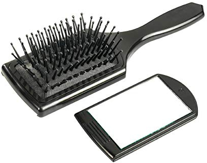 Comair 701095 Mini Paddle Brush Mit Herausnehmbarem Spiegel
