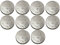 Set 10 Batterie A bottone Alcalino 1.5v AG13 LR44 G13-A D303 L1154 L1154F