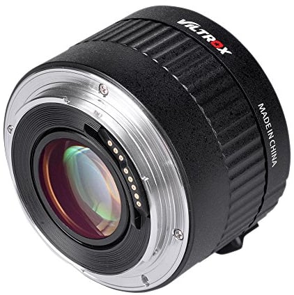 Viltrox C-AF 2X Ingrandimento Teleconverter Extender Obiettivo del Supporto Autofocus Compatibile con Canon EOS EF Lens Compatibile con obiettivo Canon EF 5D II 7D 1200D 760D 750D DSLR